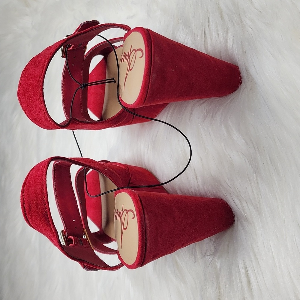 American Rag Rochelle Red Sandal Wedges - New In Box - Picture 10 of 16